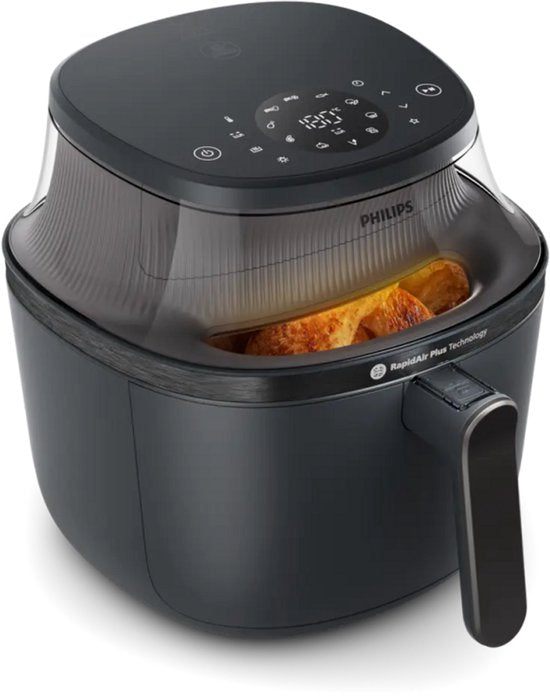 Philips 3000 Serie Airfryer NA330/00 – 6,2 L – Rapid Air Plus – Kijkvenster – Touchscreen