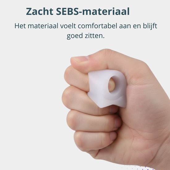 VeryGoods™ Hallux Valgus Teencorrector - Teenspreider Grote teen - 2 Stuks - Teenbeschermer - Hamerteen - Tenenspreiders