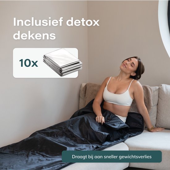 Soft & Silky Infrarood Warmtedeken – 2 Warmtezones – 1 Uur Timer – 600W – 200 x 85 cm – Zwart