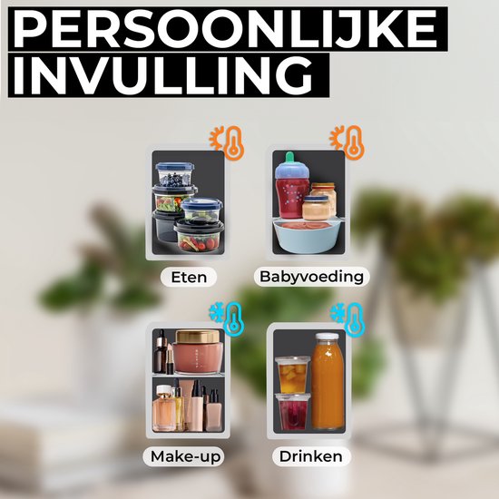 Denver Mini Koelkast - Koelen en Verwarmen - Skincare fridge - 12v Auto aansluiting - MFR404