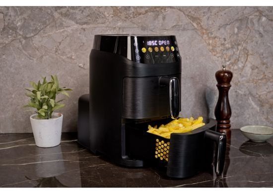Nexxt Double Stack Airfryer – 2x 2.5L – Compact & Ruimtebesparend – 2 Gerechten Tegelijk – Ideaal voor Kleine Keukens