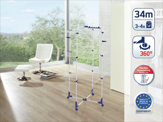 Leifheit droogtoren Classic Tower 340 - 34 m drooglengte