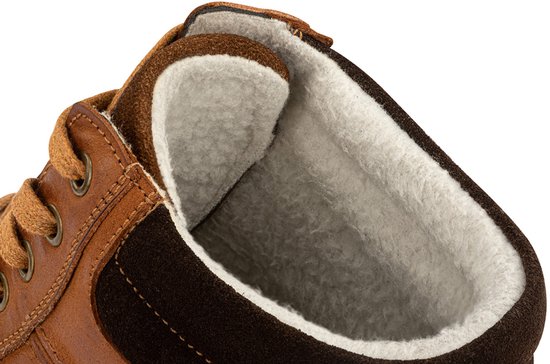 Milanoro - Elegante lederen herensneakers - Zwart - Maat 43