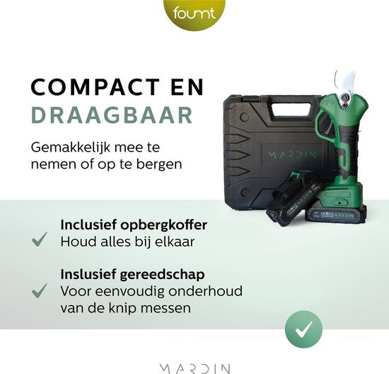 Elektrische snoeischaar - Groen