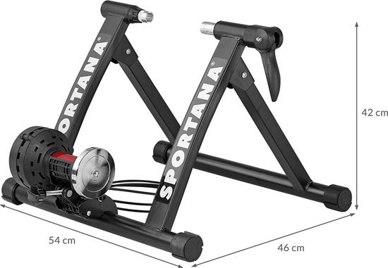 Sportana Fietstrainer voor Binnen - Magneet gestuurd - tot 150kg