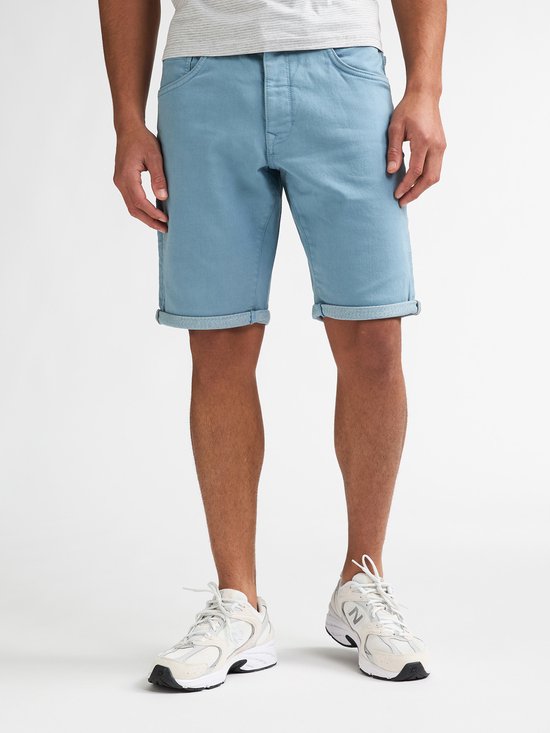 Petrol Denim Shorts - Heren - Marble Blue - Maat XL