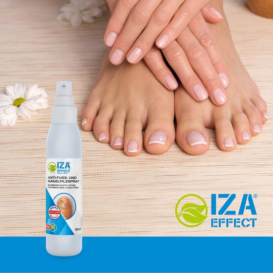 IZA Effect voetverzorgingsspray - 2 stuks - Het origineel van tv - ondersteunt een verbeterd voetklimaat - zonder uitspoelen - voetspray - voethygiëne - verzorgt huid en nagels