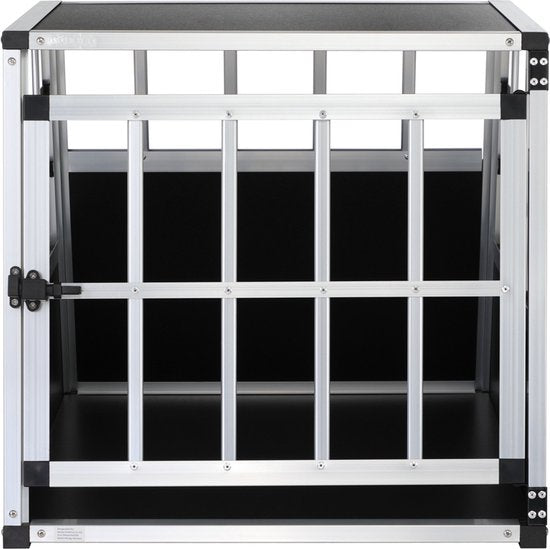 Cadoca Honden Transportbox M – Aluminium – 70x54x51cm Afsluitbaar