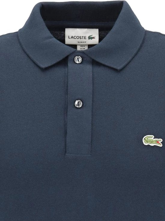 Lacoste Slim Fit Original Poloshirt - Korte Mouw - Blauw - Maat S