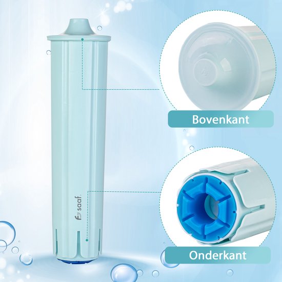 Saaf Filter geschikt voor Jura - 1 stuk - Claris Blue - 71311 - 67007 - Impressa Micro Giga C F J Z - Kalk- en Waterfilter
