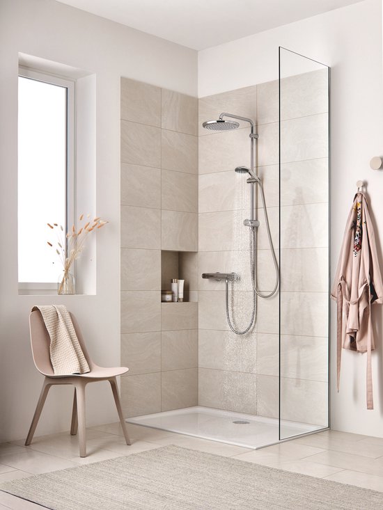 GROHE Vitalio Start Handdouche 100 - Ø 10 cm - Waterbesparend - 2 straalsoorten - Chroom