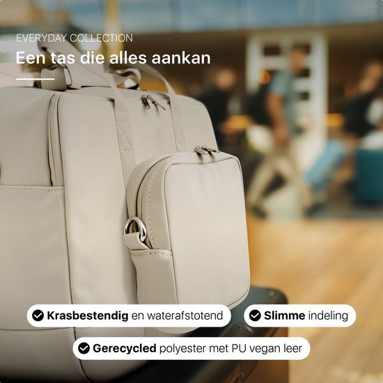 ONYX Underseater - Duffel tas 28L - Luxe Reistas Handbagage - Geschikt voor Dames en Heren - Weekendtas Ivory White