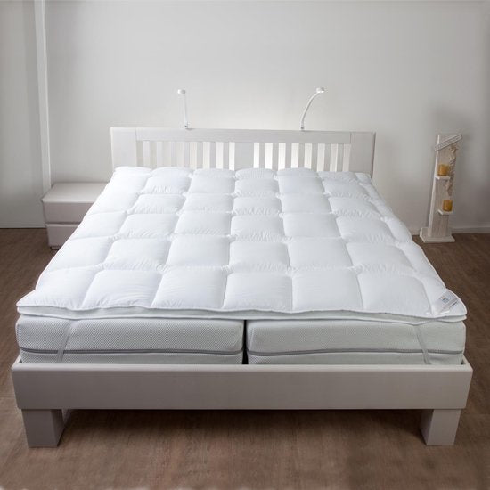 Duo-Bed Matrastopper - Soft Touch - 140 x 200 cm - Wit