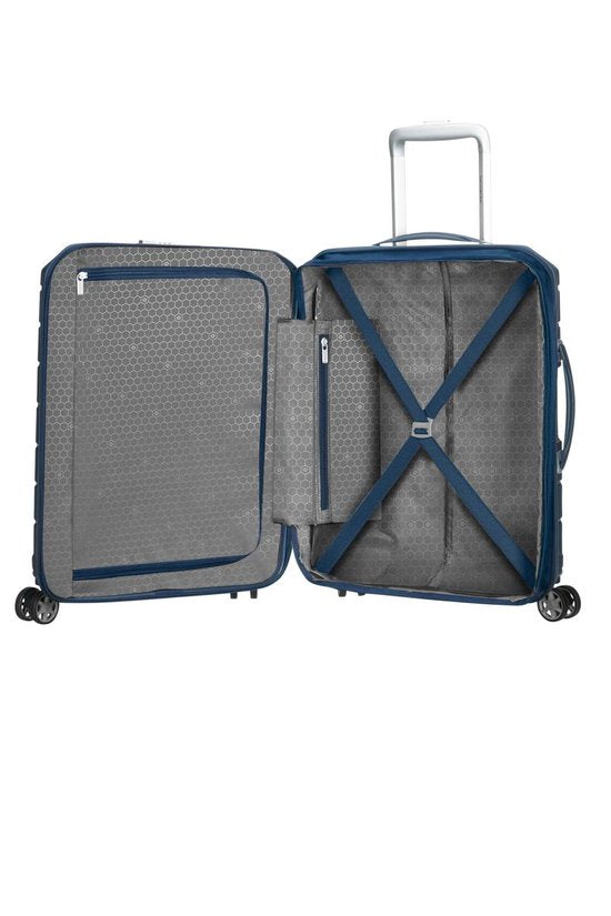 Samsonite Reiskoffer - Flux Spinner 55/20 Uitbreidbaar (Handbagage) Navy Blue