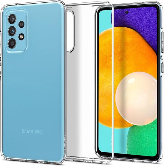 Spigen Liquid Crystal Backcover geschikt voor Samsung Galaxy A72 hoesje - Transparant