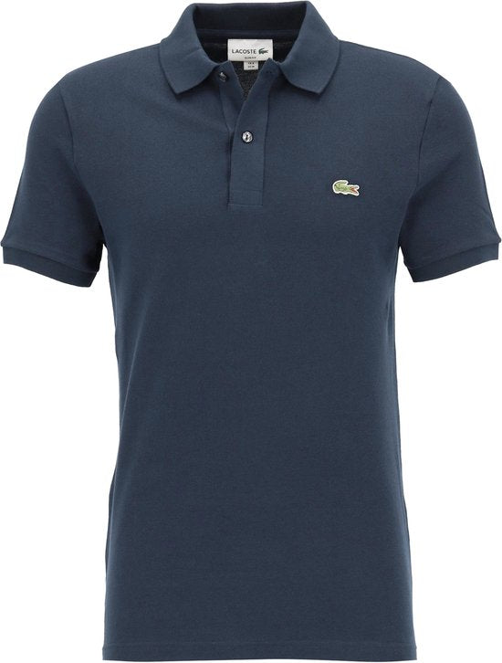 Lacoste Slim Fit Original Poloshirt - Korte Mouw - Blauw - Maat S