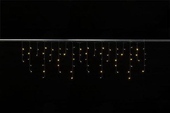 Cascadelight Icicle 2x0.6m 72l Warmwittransp.draad-modulator-24v-ext 1-5m