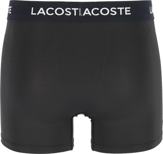 Lacoste Boxershorts Heren Microfiber Zwart 3-Pack - Maat L
