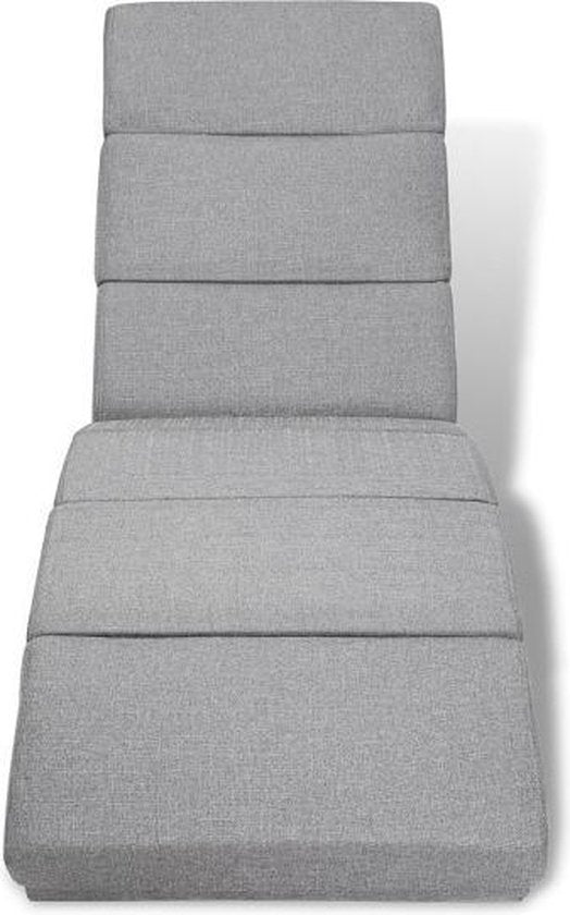 Casaria Loungestoel London | Grijs verweven stof | 180kg