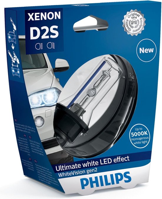Philips WhiteVision Type lamp: D2S, xenon autolamp