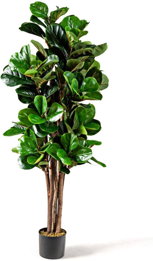 Coast Kunstmatige Vijgenboom – Inclusief Bloempot – Kamerplant - 1,5 m