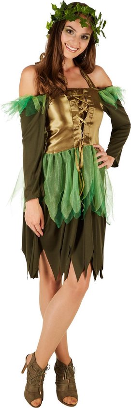 dressforfun - Vrouwenkostuum bosfee - M - Verkleedkleding carnaval - Halloween - Verkleden - Feestkleding - Carnavalskleding - Feest - Partykleding