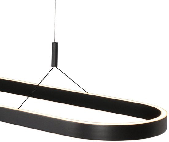 Steinhauer Exclusive - hanglamp - Mykty - zwart - metaal - design lamp - LED - 4205ZW