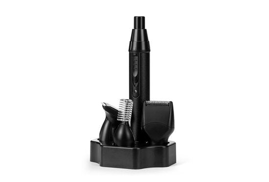 Wellhealth - 4-in-1 neus- en oorhaartrimmer - Zwart