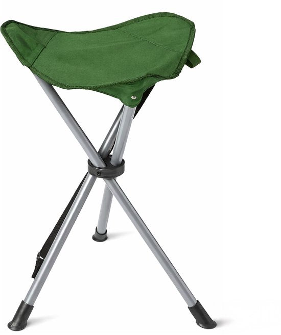Travelhawk Opvouwbare Kruk - Kruk - Krukje - Campingstoel - Inklapbaar - Visstoel - Voetensteun - Groen