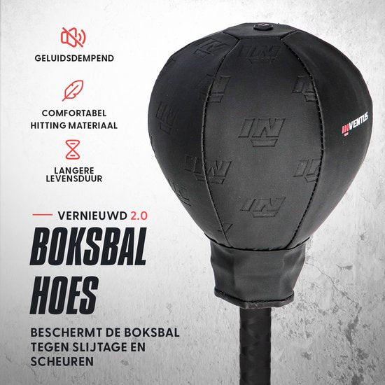 Inventus Extreme Reflex Bokspaal V2 - Cobra Boksbal - Boxing Machine - Boksen en Trainen - Staand / Volwassenen - Verstelbaar van 150 tot 200 cm
