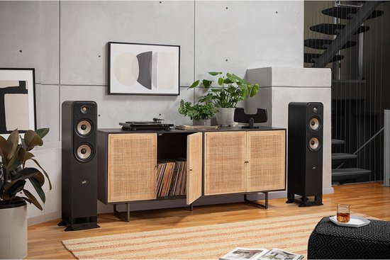 Polk Signature Elite ES55 - Vloerstaande Speaker - 2-weg - Krachtige 6,5" Bas - Zwart