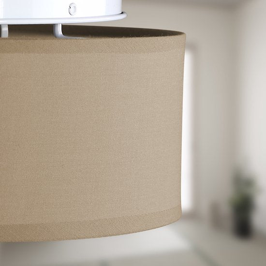 Monzana Plafondlamp - 40W Rond 30cm Fitting E27 - Taupe