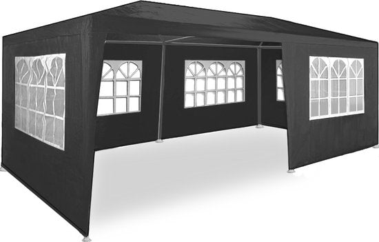 Casaria Tent Rimini Antraciet 3x6m UV-bescherming 50+