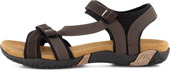 Travelin' Sandalen - Helsem - Dames - 38 - Bruin