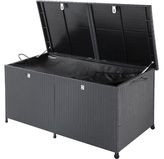 Casaria Opbergbox – Waterdicht – 150 x 77 x 73 cm – Zwart