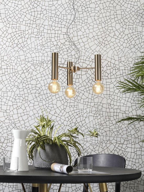 it’s about RoMi – Kroonluchter Cannes 3-arm – Goud – 40×40×20 cm