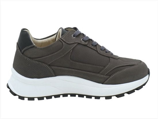 Australian Footwear Mazzerato Sneakers - Nubuck - Dark Grey - Maat 43