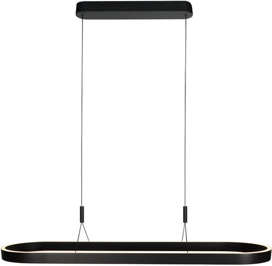 Steinhauer Exclusive - hanglamp - Mykty - zwart - metaal - design lamp - LED - 4205ZW
