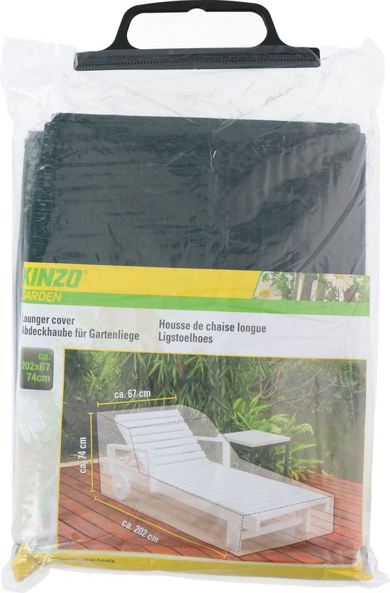 Kinzo Ligstoelhoes - Afdekking voor Ligstoel - 202 x 67 x 74 CM - Camouflage Kleur