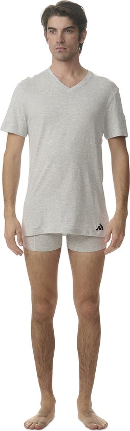 Adidas V-hals Shirt Heren (3-pack) - Maat XL