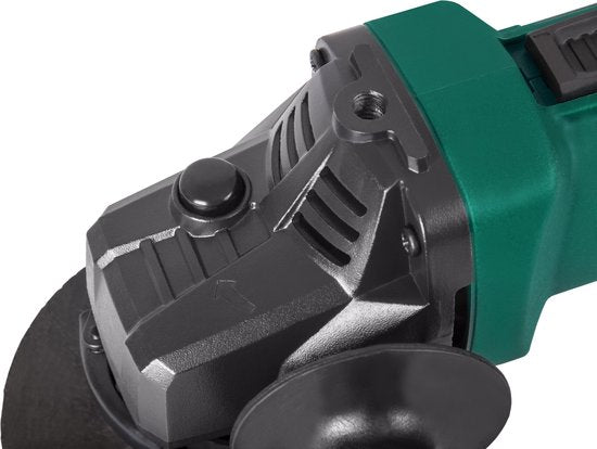 VONROC Accu Haakse Slijper – VPower 20V – Ø115MM – Incl. zijhandgreep & tas - Zonder accu & lader
