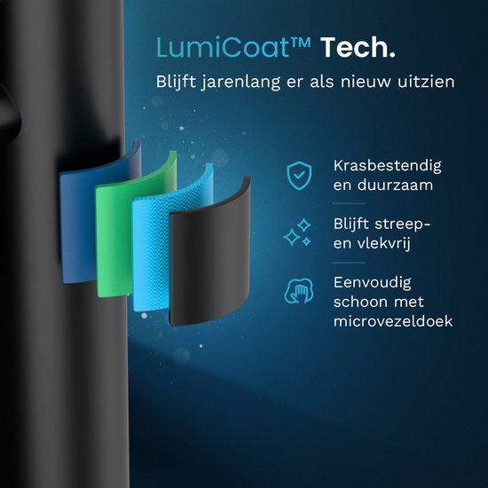 Mirlux Wastafel Kraan Zwart - Wastafel Mengkraan Badkamer - Wastafelkraan - Fonteinkraan / WC Kraan - Kraantje - Koudwaterkraan & Warmwaterkraan - Toiletkraan Koud Water & Warm Water