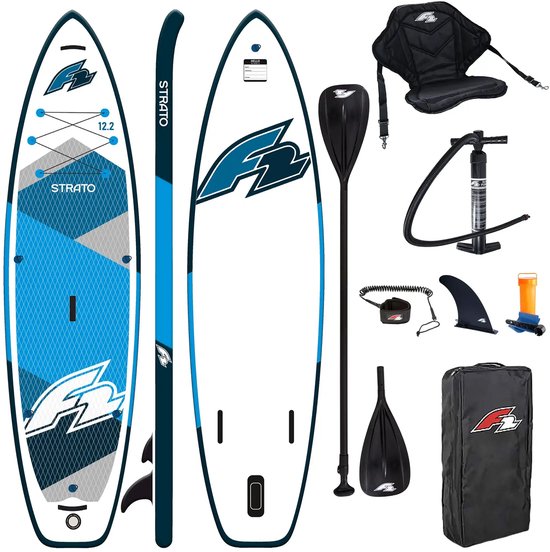 F2 Strato 12'2" opblaasbaar SUP board Combo