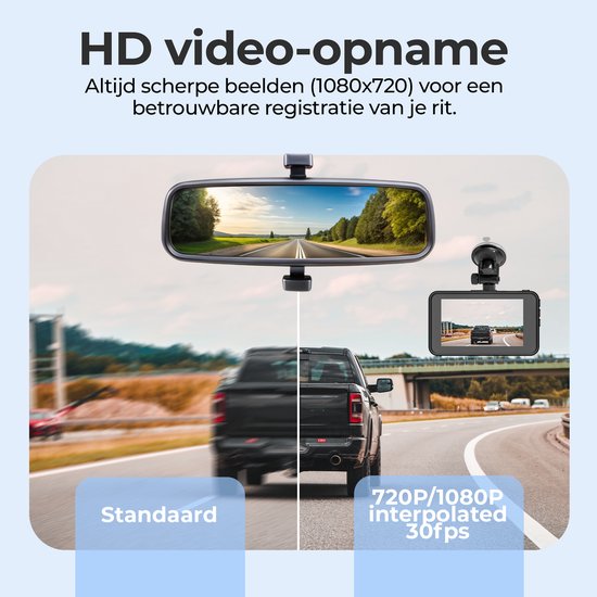 Denver Dashcam - Dashcam voor Auto - Full HD - 120° Groothoek - Loop Opname - G-Sensor - CCT1650