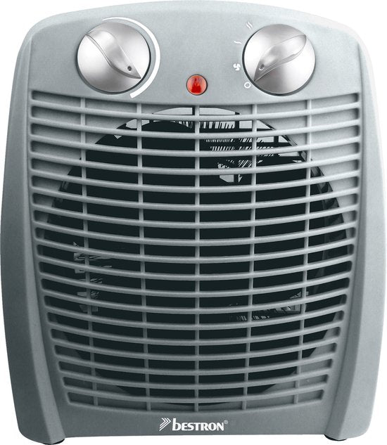 Bestron Kachel - AFH211G - 2 Warmtestanden - Omvalbeveiliging - 2000W - Wit - 5 jaar garantie
