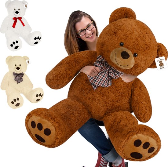 Monzana Pluche - Knuffelbeer - 150cm - Bruin