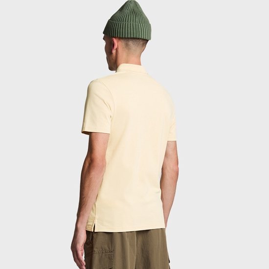 Lyle and Scott Sport SS Polo Heren Beige 2XL