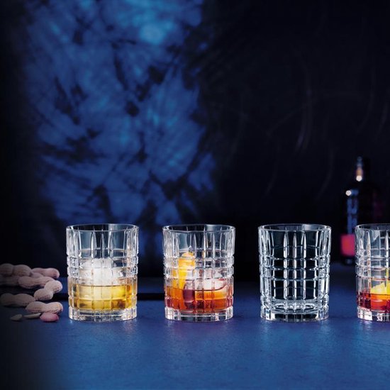 Nachtmann - Square Whiskey- en Longdrinkglazen - Set 12-delig - Whiskey - Longdrink