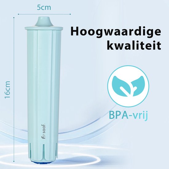Saaf Filter geschikt voor Jura - 3 stuks - Claris Blue - 71311 - 67007 - Impressa Micro Giga C F J Z - Kalk- en Waterfilter