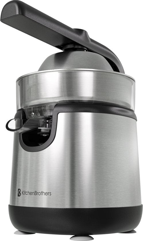 KitchenBrothers Citruspers - Met Uitloop en Handvat - 0.35L - RVS